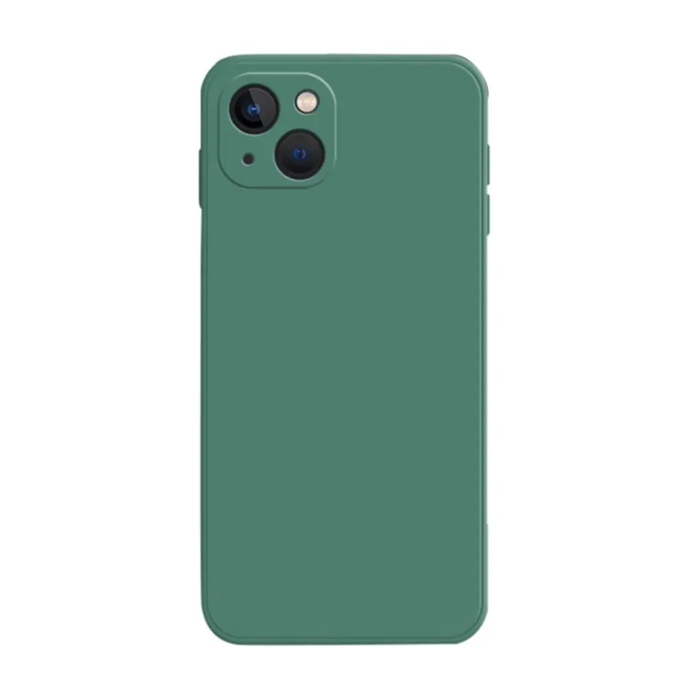 

All-inclusive Protective Soft Liquid Silicone Rubber Buffer Cover Ultra-thin Shock-proof Mobile Phone Case For Iphone13 /mini