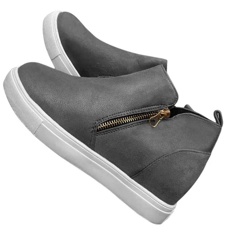 

Women Ankle Boots Vulcanize Shoes Ladies Sneakers Basket Femme Casual Shoes Tenis Feminino High Top Flat Shoes Trainers Women