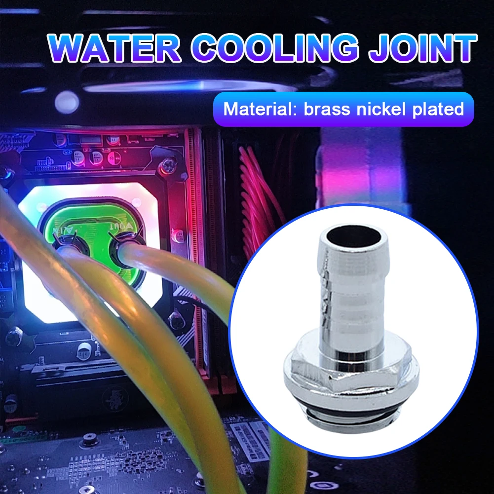 

5.5/7.6/9.3/11mm Computer PC Water Cooler Tank Drainage Buffer Reservoir Adapter Cooling System Tube Connector Part