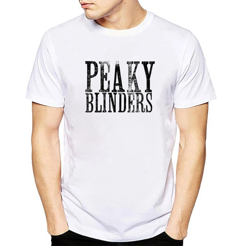 Peaky Blinders Футболка мужская футболка с принтом «Шелби» модная уличная Мужская футболка в стиле хип-хоп Повседневная летняя футболка с короткими рукавами
