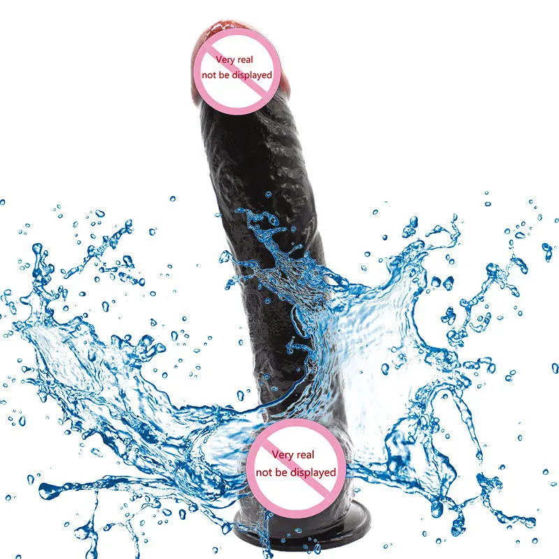 Супер огромный черное дилдо страпон 28*5 см толстый гигантский реалистичный