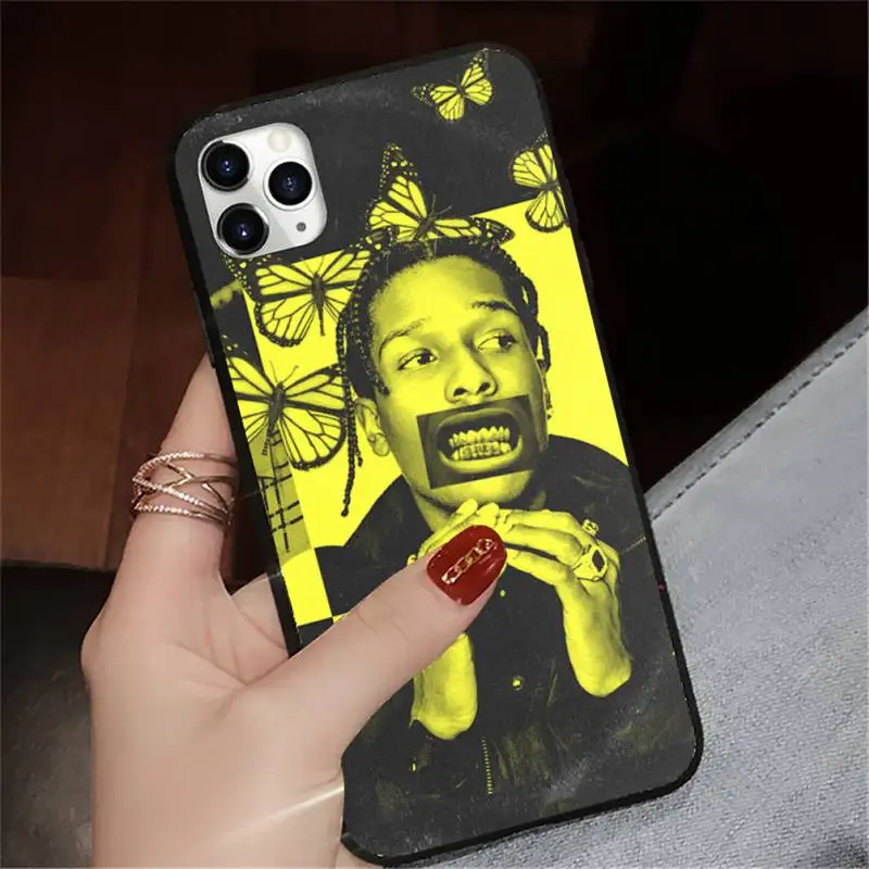 

American rapper Asap Rocky Phone Case for iPhone 11 12 pro XS MAX 8 7 6 6S Plus X 5S SE 2020 XR