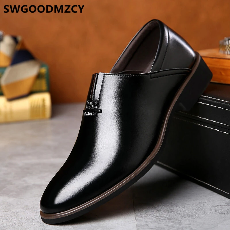 

Mens Dress Shoes Loafers Office Leather Shoe For Men Wedding Shoes Men Fashion Zapatos Oxford Hombre Chaussures Hommes Sepatu