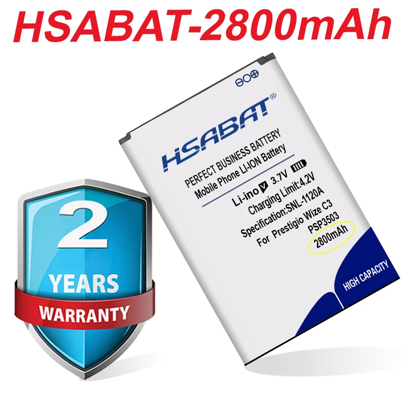 Аккумулятор HSABAT 100% 2800 мА · ч PSP 3503DUO для Prestigio Wize C3 3503 DUO в наличии - купить по