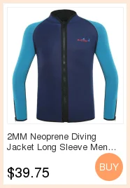 NEW Hooded Scuba Diving Jacket Men Windproof Rubber Spearfishing Swimming Fishing Jumpsuit Wetsuit