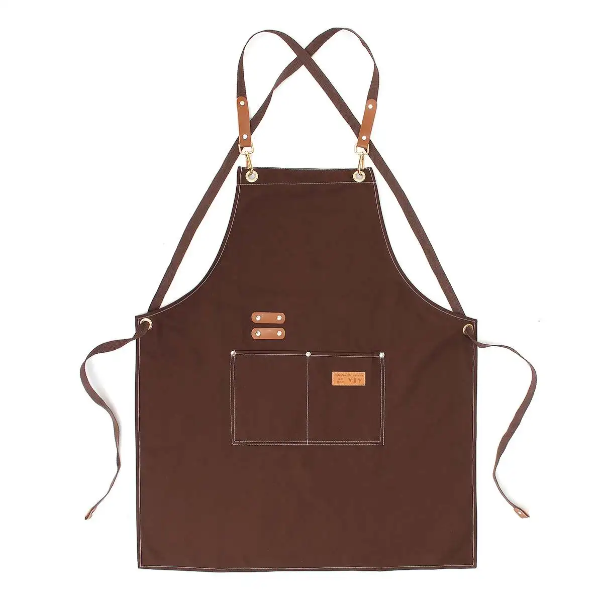 

2021 модные унисекс Рабочий Фартук для мужчин черный фартук с нагрудником Регулируемый кухонные женские фартуки с инструмент карманы