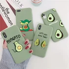 Мягкий чехол из ТПУ для iPhone 12 13 Pro mini XR XS Max X 10 7 8 6 6S Plus SE 2, чехол для iPhone 11 Pro Max, чехол для пары, чехлы с авокадо