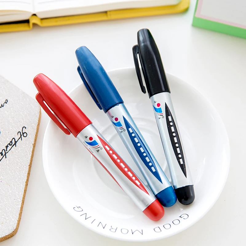 Корейская творческая простая масляная маркировочная ручка с крючком для подписи