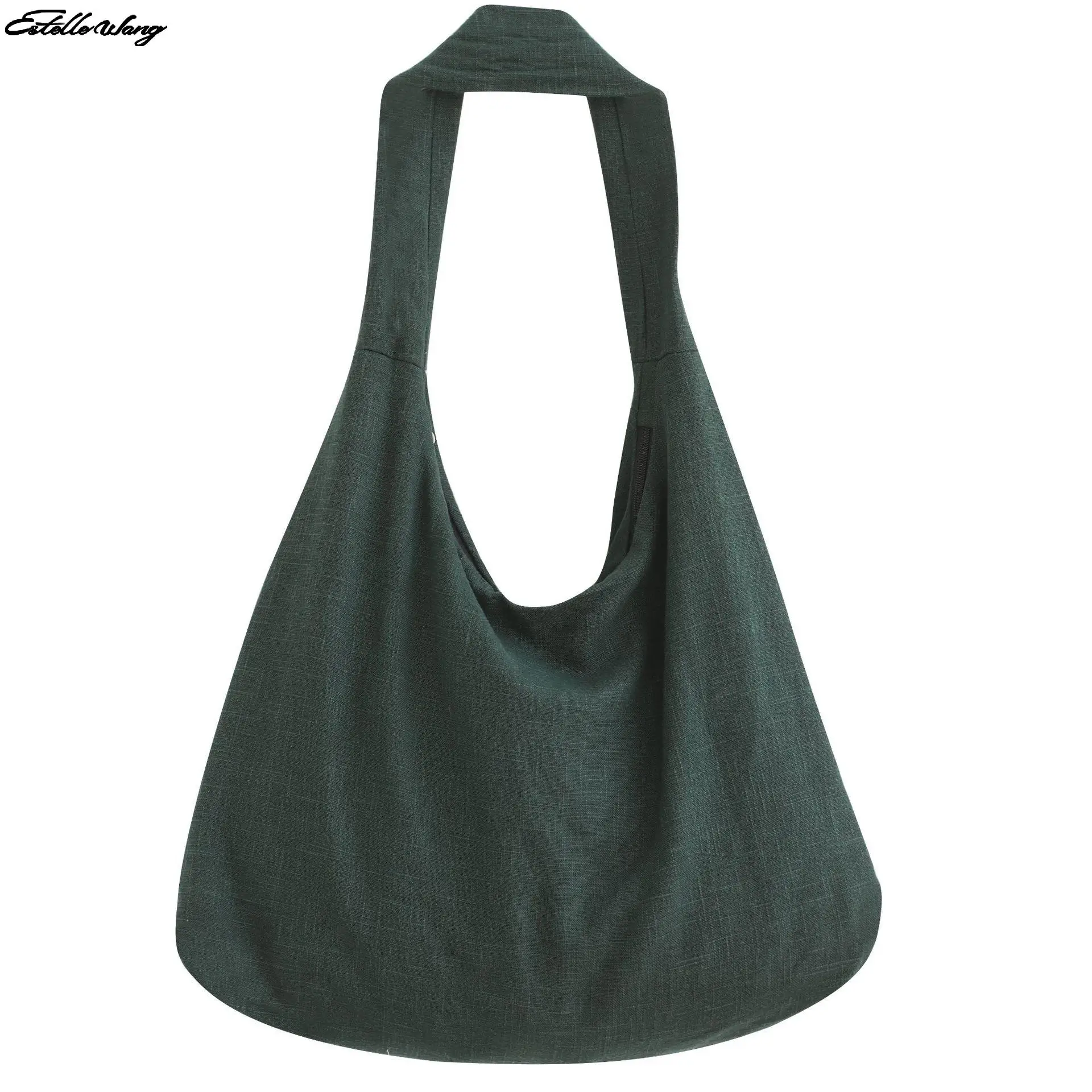 Новинка 2020 Льняная сумка хобо в китайском стиле женская через плечо из ткани для