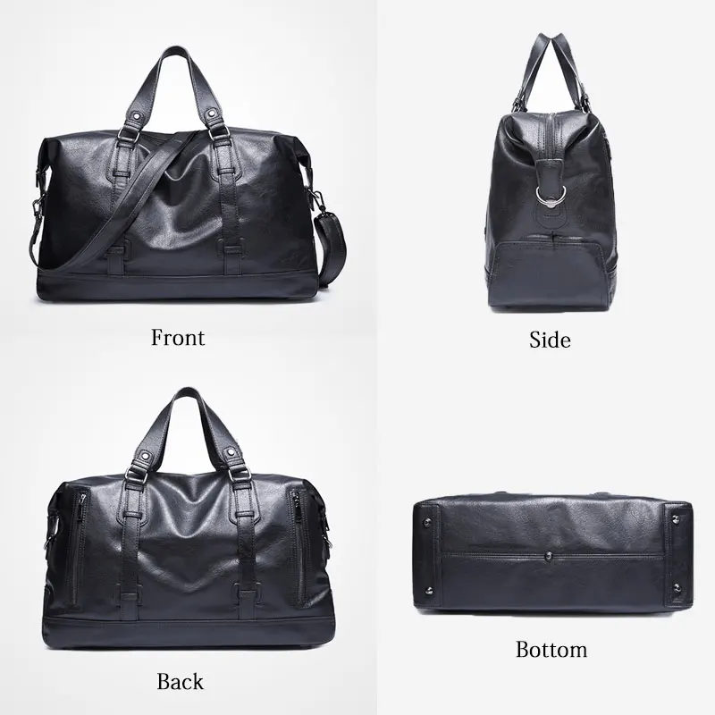 Мужские дорожные Сумки из искусственной кожи роскошный большой