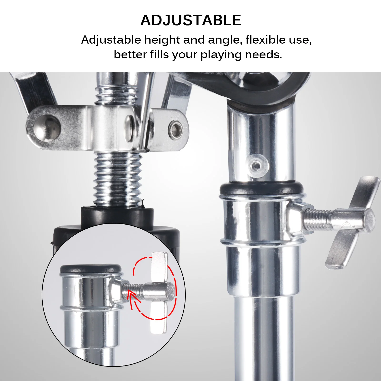 

Tongue Drum Stand Folding Drum Stand Holder For Snare Dumb Drum Percussion Accessories For Adjustable And Heavy Duty