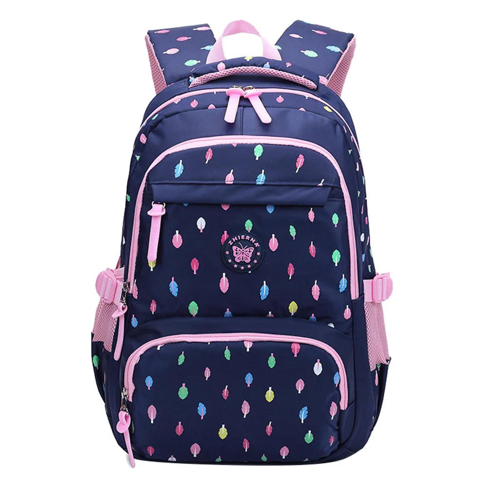 Школьные ранцы для девочек, Детский рюкзак, женский рюкзак, нейлоновая сумка для ноут�