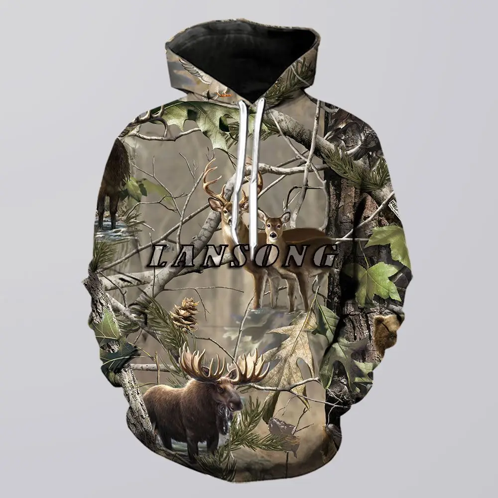 

Camo Deer Hunting Hoodie 3d Print Sweatshirt Harajuku Funny Casual Shorts Fashion Streetwear Hip Hop Pants Jacket Top