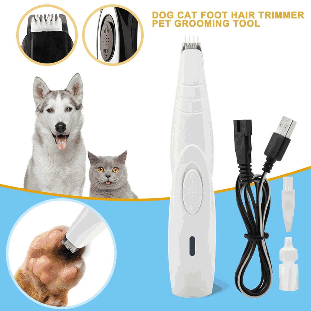 

Electrical Pet Hair Trimmer Creative Professional Pet Grooming Clipper Dog Grooming Shaver USB Charging Pet Hair Clipper
