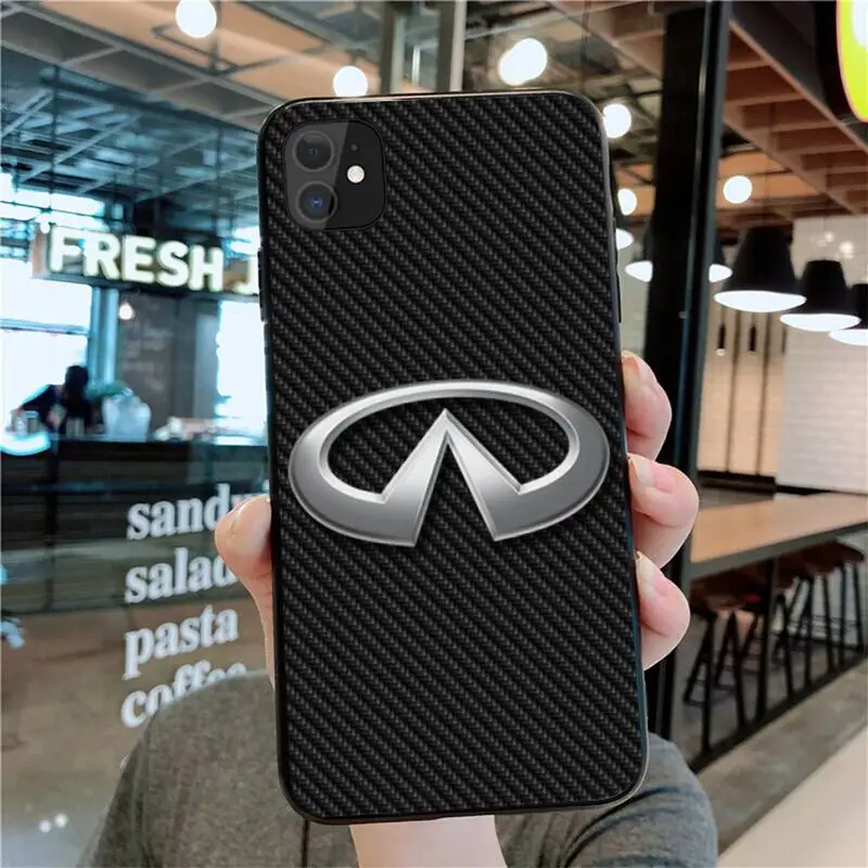 

Fashion Super Car Infiniti Logo Phone Case for iphone 12 pro max mini 11 pro XS MAX 8 7 6 6S Plus X 5S SE 2020 XR case