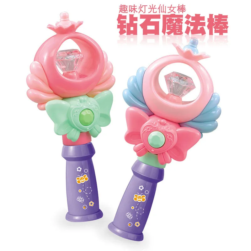 

Бриллиантовая волшебная палочка, принцесса, мигающая волшебная палочка, светящаяся волшебная палочка, волшебная палочка для девочек, мален...