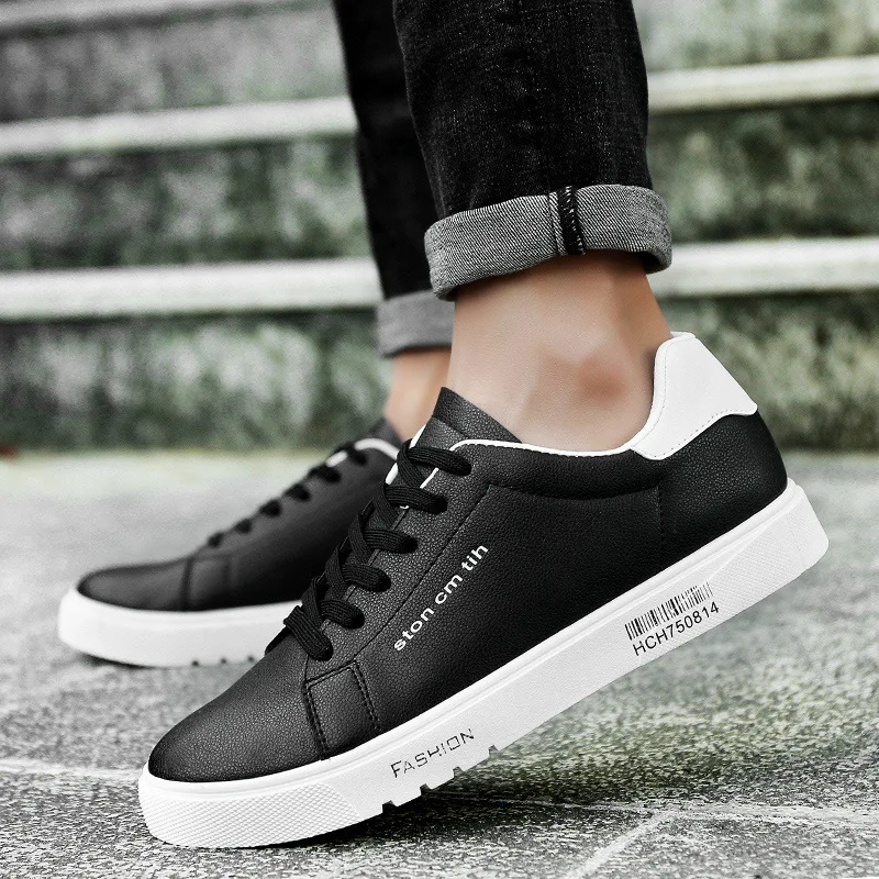 

2019 Spring White Shoes Men Skateboarding Shoes Male Casual Sneakers Cool Street Breathable Shoes Brand Man Footwear