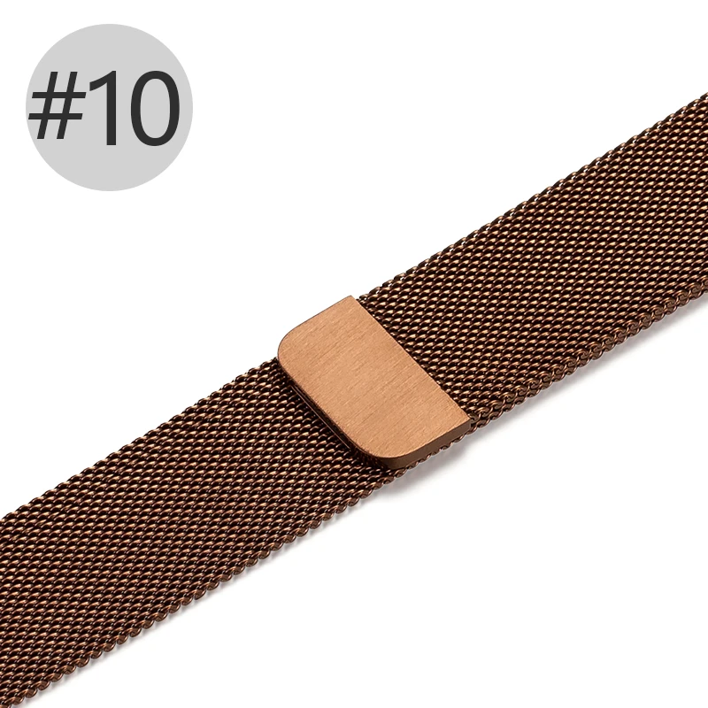 Миланская петля, ремешок для наручных часов Apple watch Series 4/3/2/1 Замена наручных часов iWatch, ремешок полосы Магнитная Нержавеющая сталь ремешок LM82001
