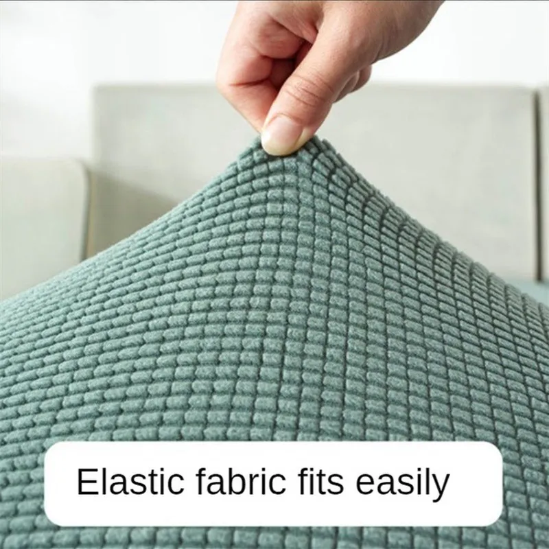 

High quality 1/2/3 seat replaceable sofa elastic cushion cover fabric washable non-slip thick removable simple sofa cover