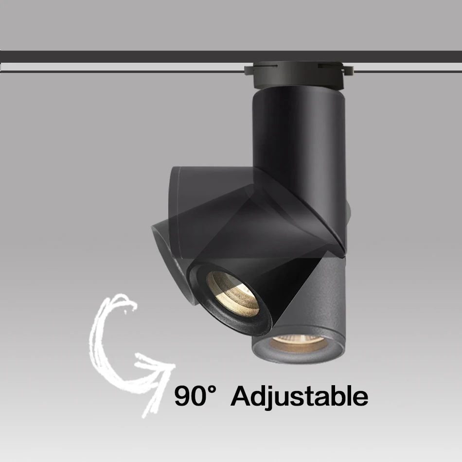 Светодиодный Трековый светильник 5 Вт 7 12 для гостиной фон стены магазина одежды