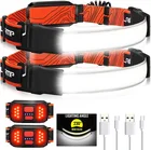 Светодиодный налобный фонарь с COB матрицей и зарядкой от USB