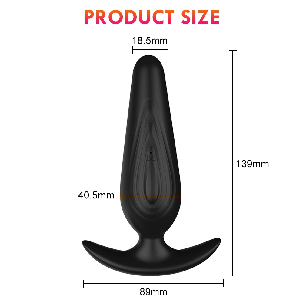 Anal Vibrator Butt Plug Prostate Massager Wireless Remote Control Wearable Dildo Sex Toys for Women Men Adults Gay | Красота и