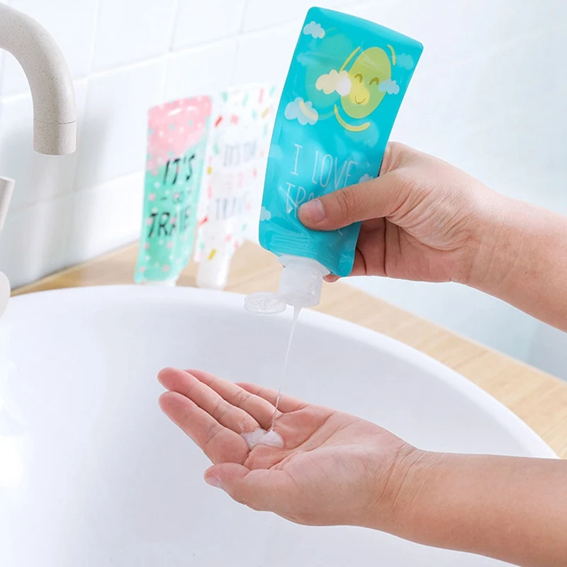 Портативные дозаторы мыла гелевые пакеты для душа сумка хранения жидкости
