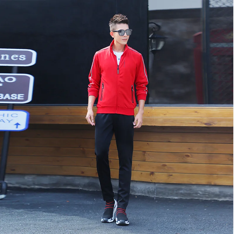 

Новинка Осень-зима 2020 свитер с длинным рукавом для пары Молодежный спортивный костюм красивый кардиган свитер мужской костюм из двух часте...