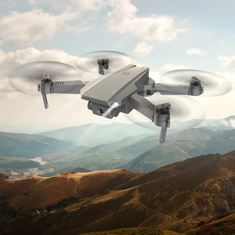 RC складной Дрон 4K HD Двойная камера Profesional 15 минут WiFi FPV модульная батарея
