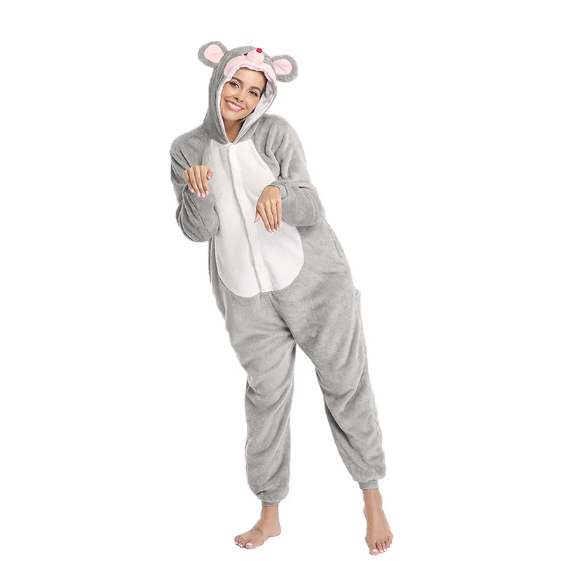2020 Мышь пижама комбинезон Детские Kigurumi пижамы для мальчиков и девочек Животные