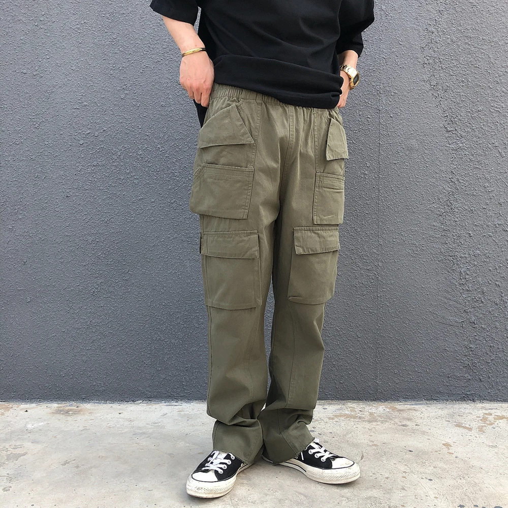 

Брюки-карго мужские, в стиле Харадзюку, D021, 2021