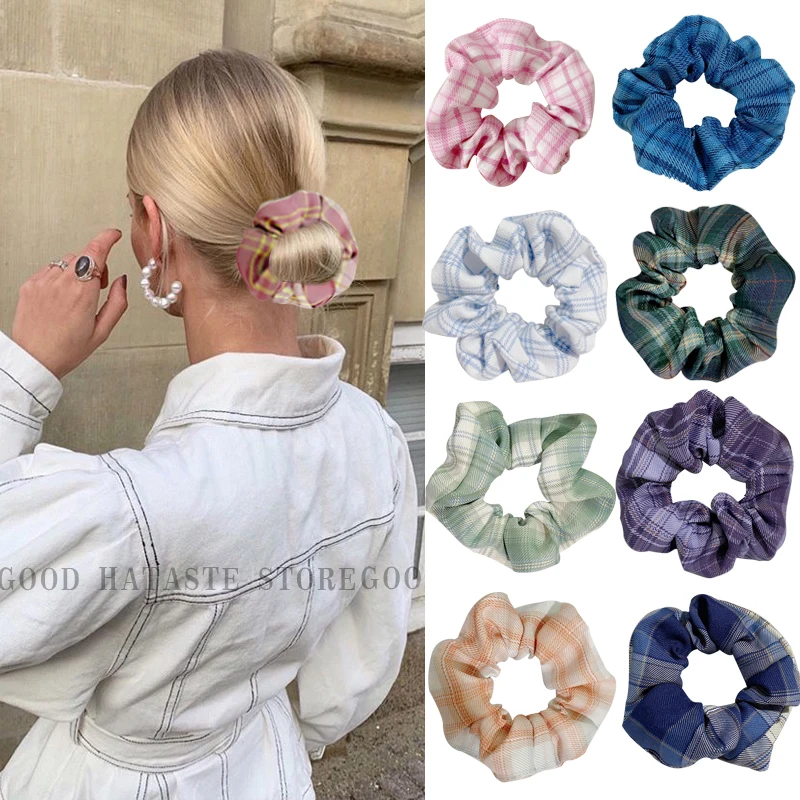 

New Lattice Hair Tie Women Ponytail Holder Ladies Intestine Hair Ring Girls Scrunchies Elastic Hairband Gifts Hair Accessories