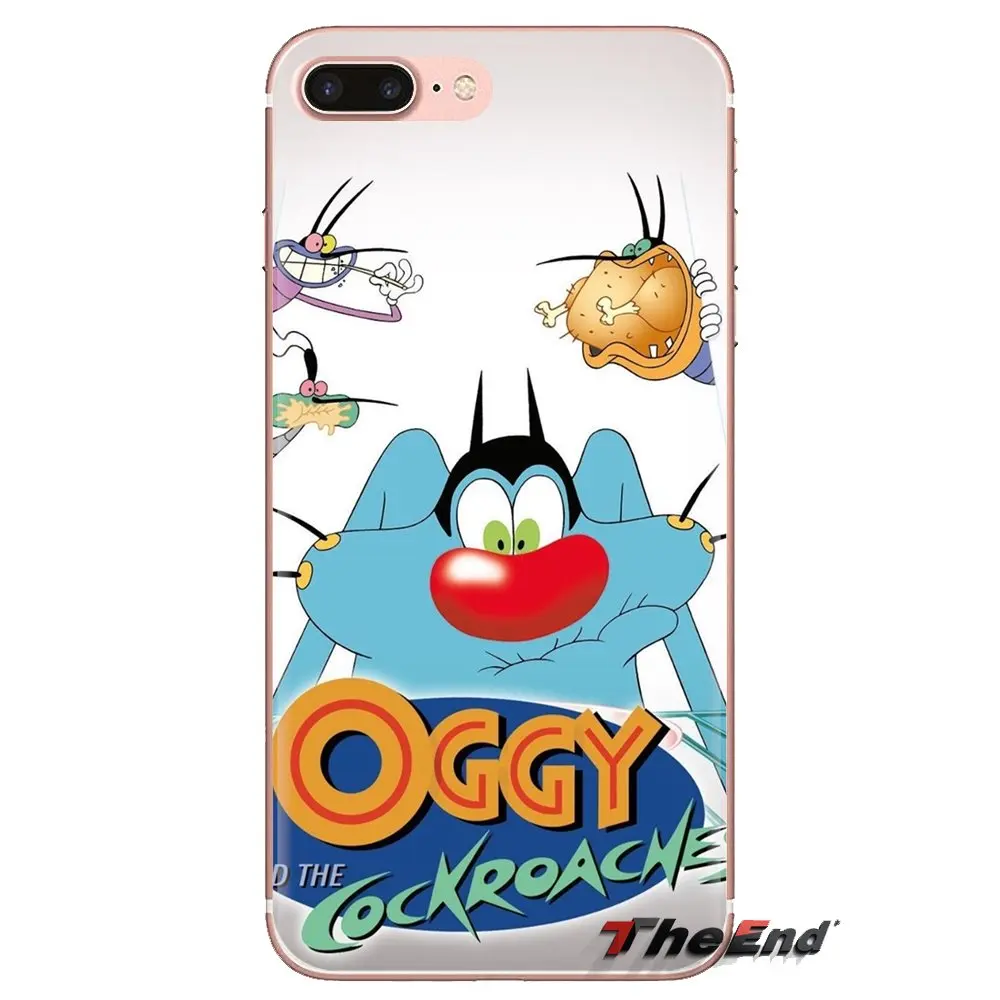 Прозрачный мягкий чехол Чехлы Oggy и тараканов для Samsung Galaxy A3 A5 A7 A9 A8 звезда A6 плюс 2018