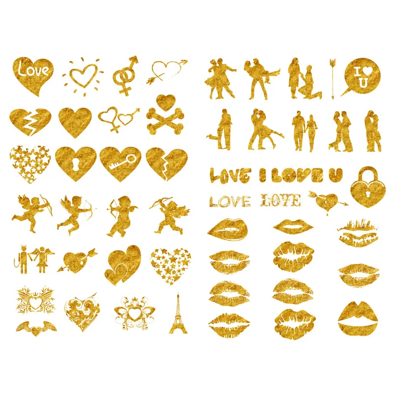 1 шт. милые милое золотистое логотип эстетическое книга журнал Стикеры s