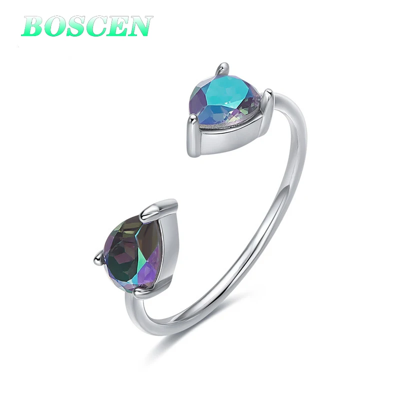 Женское кольцо из серебра 925 пробы с австрийским кристаллом|Кольца| |