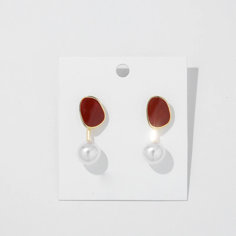 Tongsong 925 avocado retro Earrings female 2020 trendy network celebrity | Украшения и аксессуары