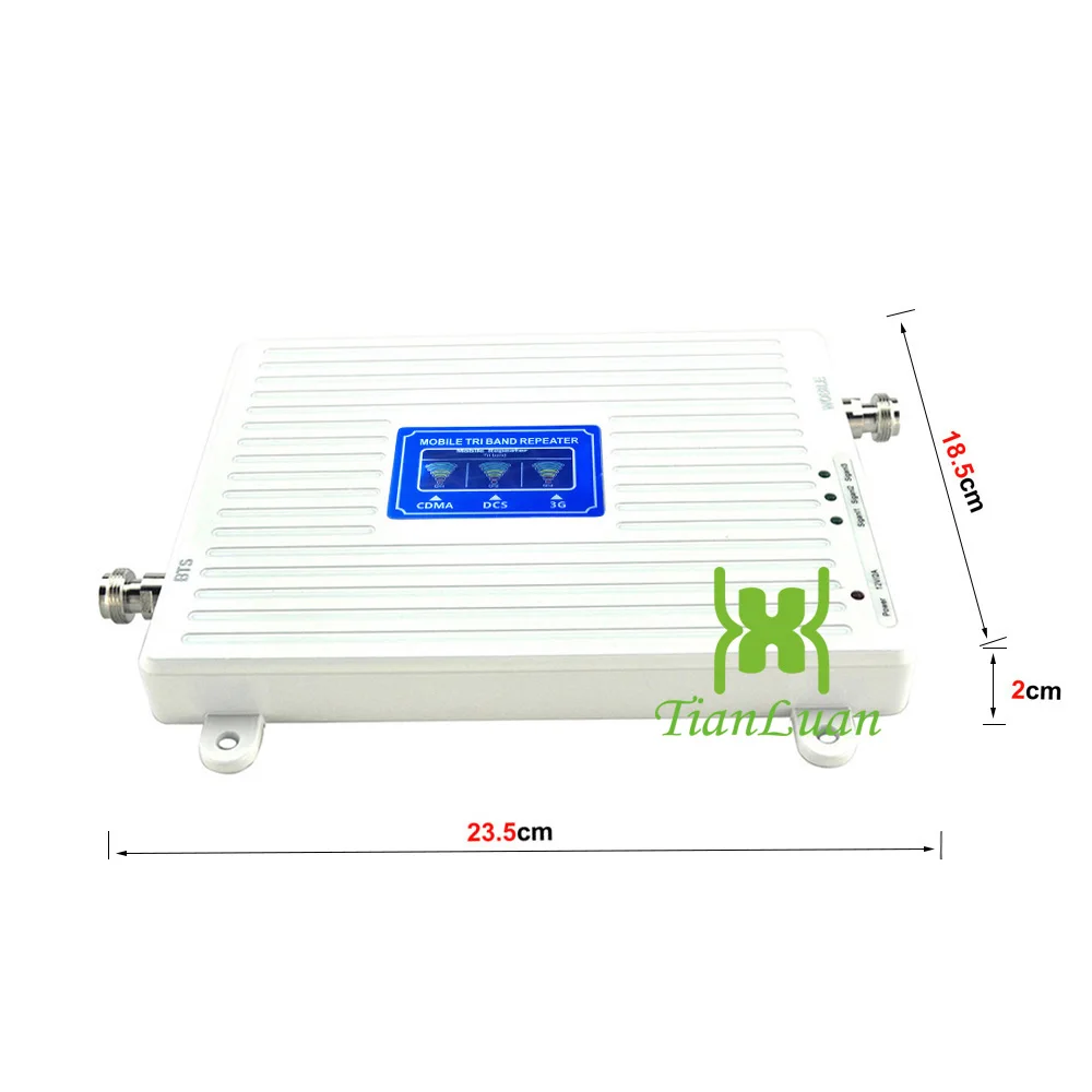

TianLuan Mobile Phone Signal Booster 2G 3G 4G CDMA 850MHz LTE DCS 1800MHz W-CDMA UMTS 2100MHz Cellular Signal Repeater Amplifier