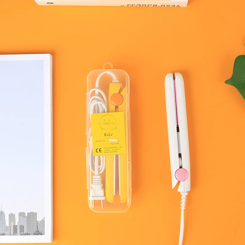 Портативный выпрямитель для волос 2 в 1 щипцы завивки постоянной температуры
