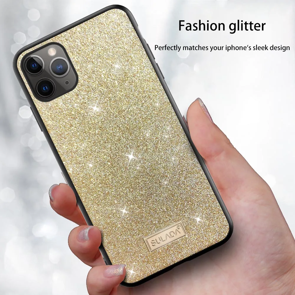 Новый роскошный модный Блестящий блестящий чехол для телефона iPhone 11 Pro Max X XR XS 6 6S 7