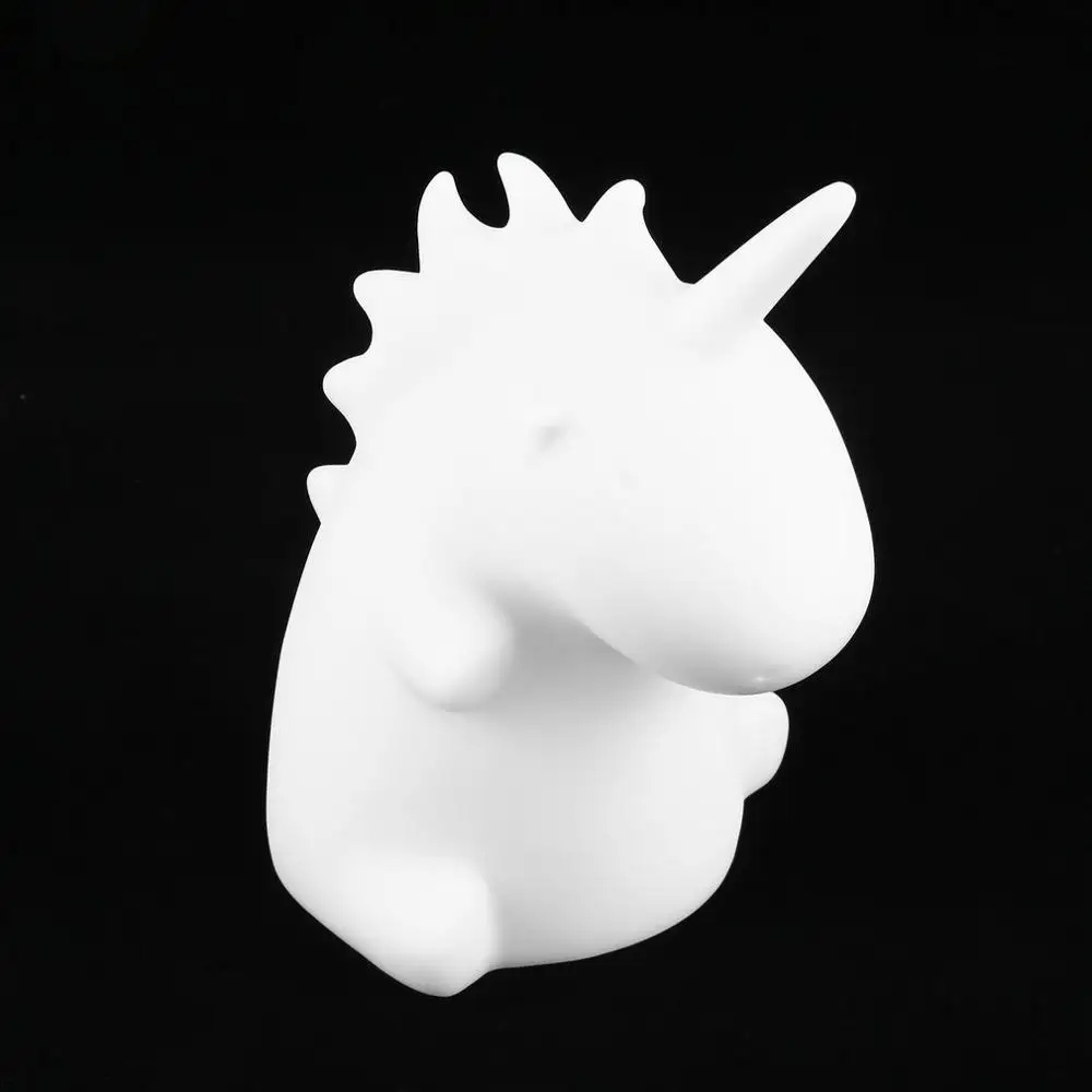 Ночной светильник в виде единорога креативная светодиодная Ночная лампа