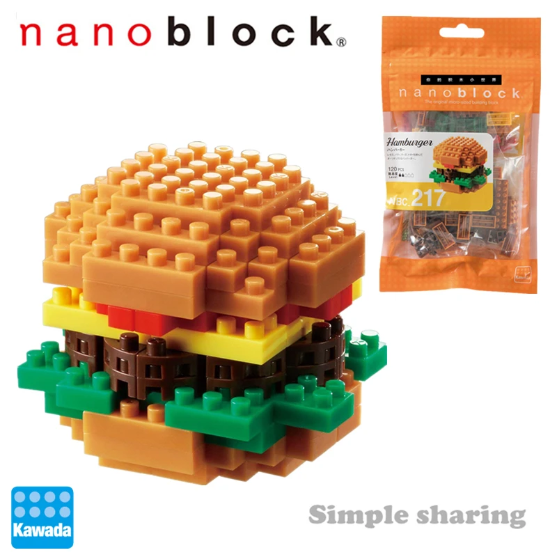 Kawada Nanoblock гамбургер 124 шт NBC_217 | Игрушки и хобби