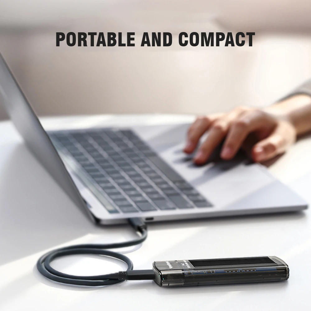 KingSpec M2 SSD чехол NVME корпус M.2 к USB Type C 3 1 адаптер для m.2 PCIE NGFF диск M ключ hdd