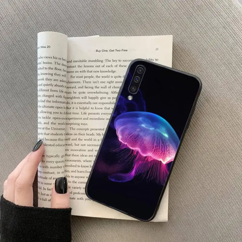 

cute Jellyfish Phone Case For Samsung galaxy S 7 8 9 10 20 edge A 6 10 20 30 50 51 70 note 10 plus