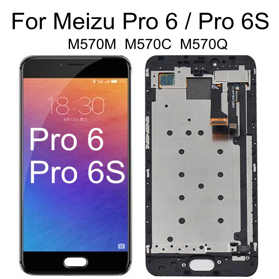 ЖК дисплей 5 2 дюйма для Meizu Pro6 pro 6 M570M M570C M570Q + кодирующий преобразователь