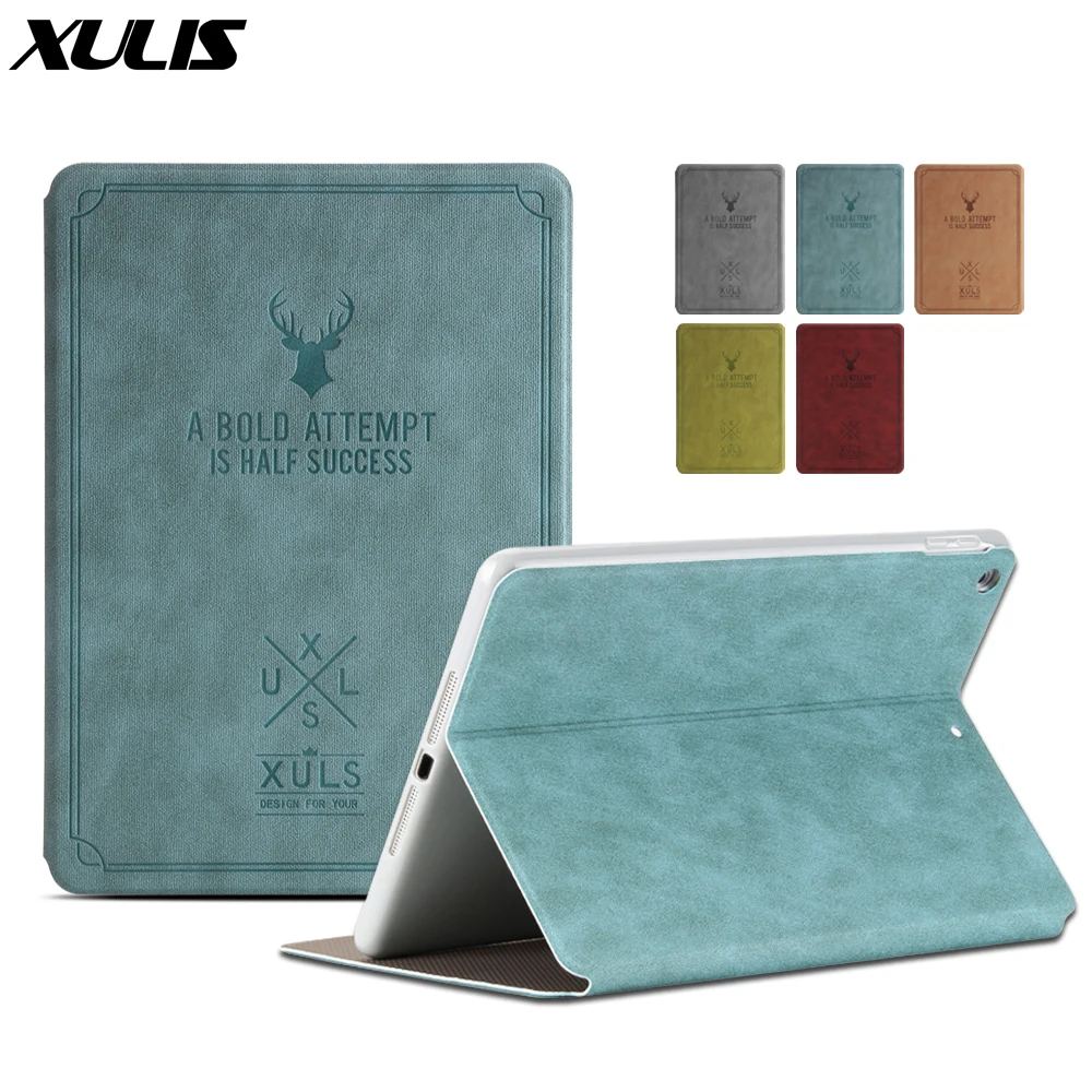 Для iPad 9 7 2017 2018 чехол A1893 A1822 PU кожаный для Air 1 2 флип смарт 6 го поколения|Чехлы