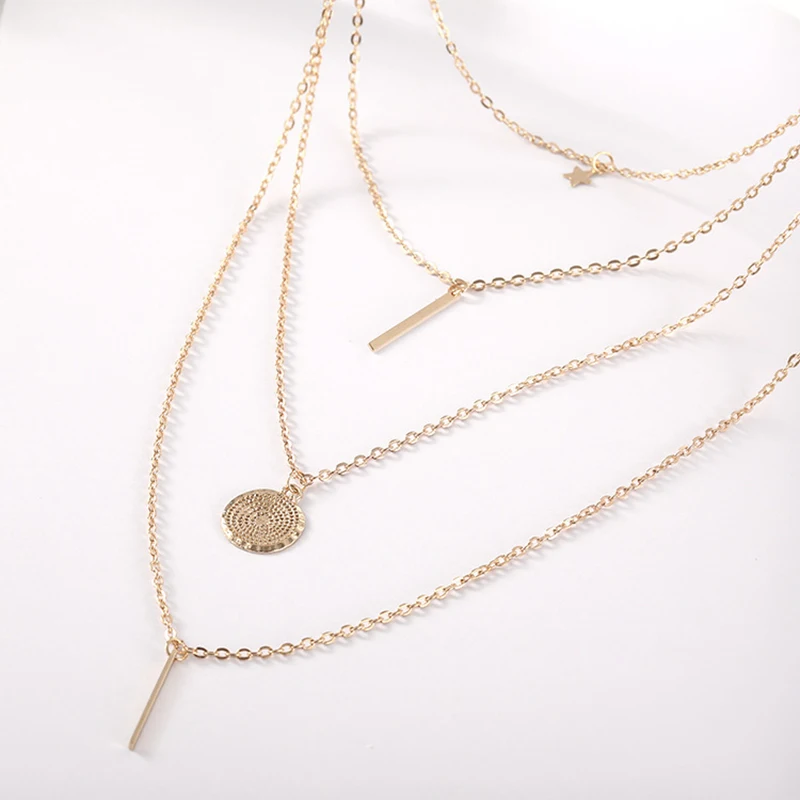 Женские богемные нержавеющие ожерелья из сплава изысканные оригинальные