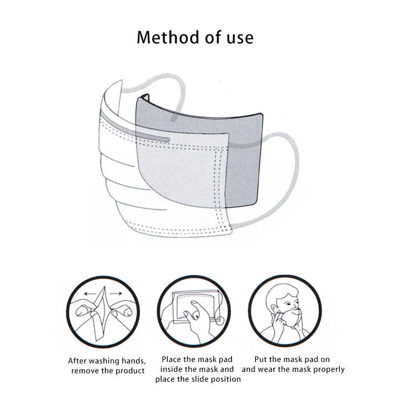 100 шт. одноразовые маски для лица замена фильтрующего Pad дышащая маска прокладка