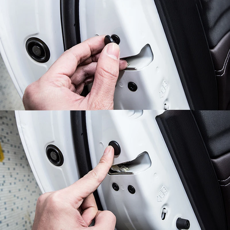 12 шт. практичный автомобильный межкомнатный дверной замок Защитная крышка винта