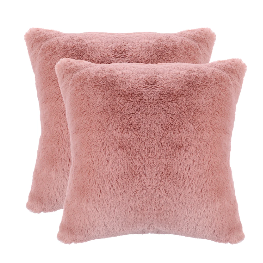 

Battilo Square Cushion Case Super Soft And Light Weight HOME Decorative Pillow Case Solid Plush Velvet Cushion Cover