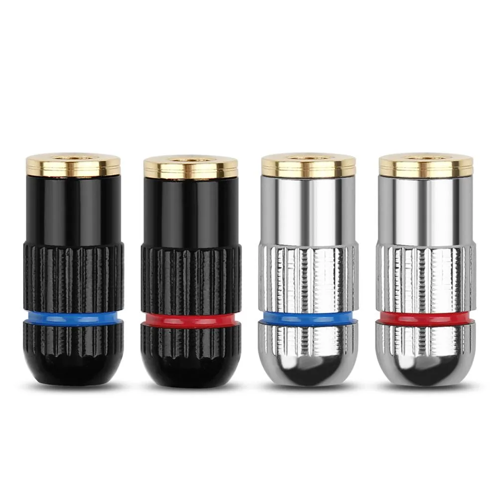 

Audio Jack A2DC Pins Female Earphone Connector For LS400 CKS1100 E50 E70 HiFi Headset Solder Wire Adapter DIY Headphone Plug